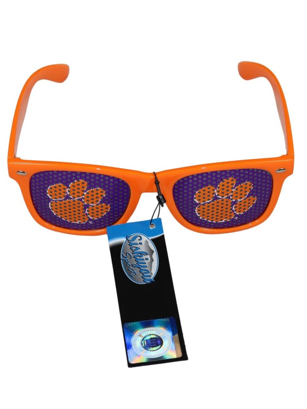 NCAA Clemson Tigers Novelty Logo Sunglasses Unisex NWT